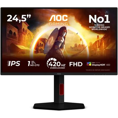 AOC 25G4KUR 24.5" Full HD, Fast IPS 420Hz -pelinäyttö, USB hub AOC 25G4KUR 24.5" Full HD, Fast IPS 420Hz -pelinäyttö, USB hub
