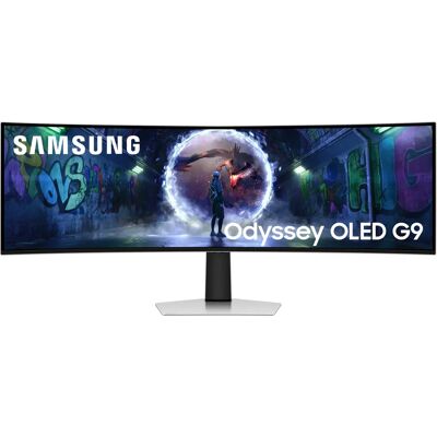 Samsung Odyssey OLED G9 G93SD 49" DQHD, OLED, 240Hz, USB-C hub -kaareva pelinäyttö Samsung Odyssey OLED G9 G93SD 49" DQHD, OLED, 240Hz, USB-C hub -kaareva pelinäyttö