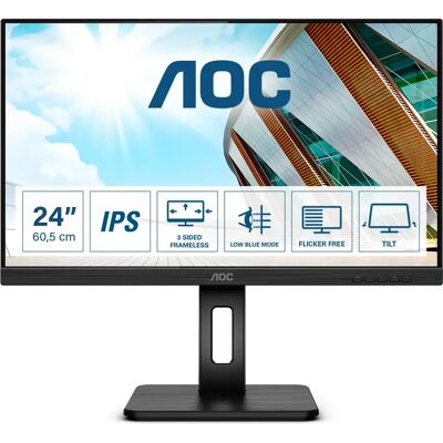 AOC Q24P2Q 23.8" QHD, IPS -näyttö, USB-C hub AOC Q24P2Q 23.8" QHD, IPS -näyttö, USB-C hub