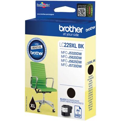 Brother LC229XLBKBP -mustekasetti, musta Brother LC229XLBKBP -mustekasetti, musta