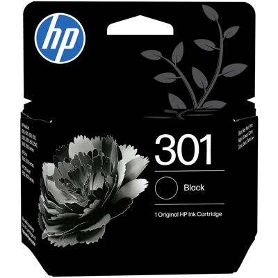 HEWLETT-PACKARD HP 301 -mustekasetti, 3 ml, musta HEWLETT-PACKARD HP 301 -mustekasetti, 3 ml, musta