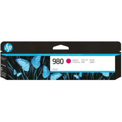 HEWLETT-PACKARD HP 980 -mustekasetti, 86.5 ml, magenta HEWLETT-PACKARD HP 980 -mustekasetti, 86.5 ml, magenta
