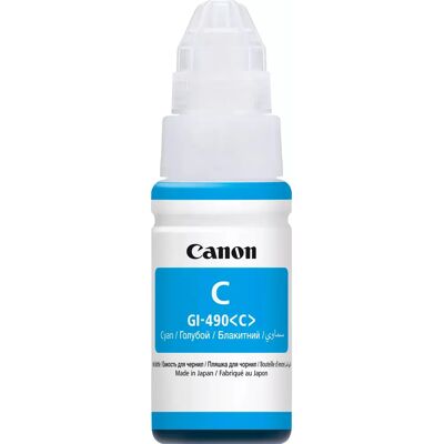 Canon GI-490 -mustepullo, 70 ml, syaani Canon GI-490 -mustepullo, 70 ml, syaani