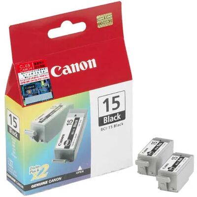 Canon PCI-15-mustekasettipakkaus, musta, 2 kpl Canon PCI-15-mustekasettipakkaus, musta, 2 kpl