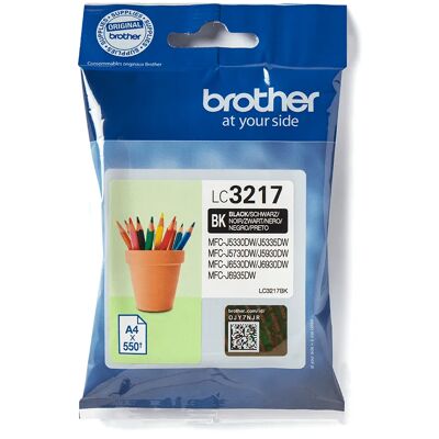 Brother LC3217BK -mustekasetti, musta Brother LC3217BK -mustekasetti, musta