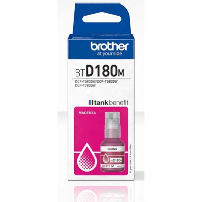 Brother BTD180M -mustepullo, 65 ml, magenta Brother BTD180M -mustepullo, 65 ml, magenta