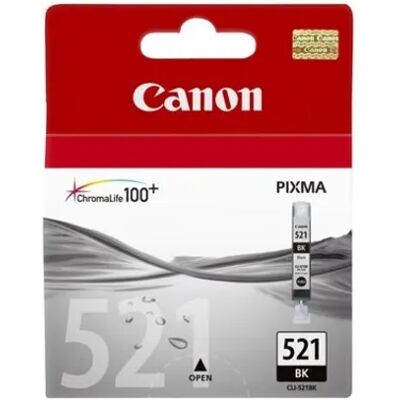 Canon CLI-521 -mustesäiliö, 9 ml, musta Canon CLI-521 -mustesäiliö, 9 ml, musta