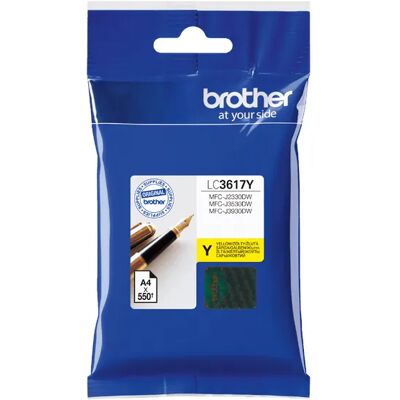 Brother LC3617Y -mustekasetti, 7.2 ml, keltainen Brother LC3617Y -mustekasetti, 7.2 ml, keltainen