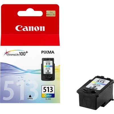Canon CL-513 -mustekasetti, 13 ml, syaani, magenta, keltainen Canon CL-513 -mustekasetti, 13 ml, syaani, magenta, keltainen