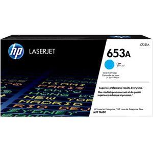 HEWLETT-PACKARD HP 653A (CF321A) -laservärikasetti, syaani HEWLETT-PACKARD HP 653A (CF321A) -laservärikasetti, syaani