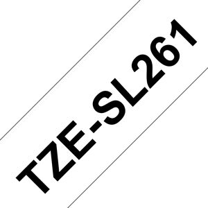 BROTHER TZe-SL self laminated tape black on white 36 mm BROTHER TZe-SL self laminated tape black on white 36 mm