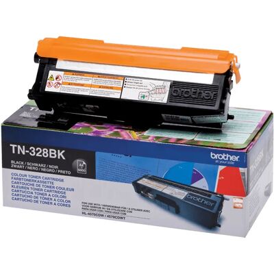 Brother TN-328BK Extra High Yield -laservärikasetti, musta Brother TN-328BK Extra High Yield -laservärikasetti, musta