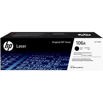 HP INC HP 106A-laservärikasetti, musta HP INC HP 106A-laservärikasetti, musta