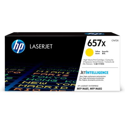 HP INC HP 657X High Yield -laservärikasetti, keltainen HP INC HP 657X High Yield -laservärikasetti, keltainen