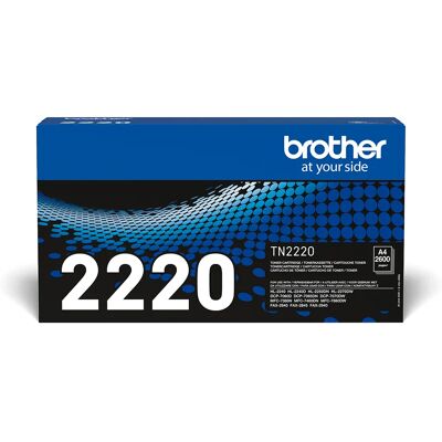 Brother TN-2220 High Yield -laservärikasetti, musta Brother TN-2220 High Yield -laservärikasetti, musta