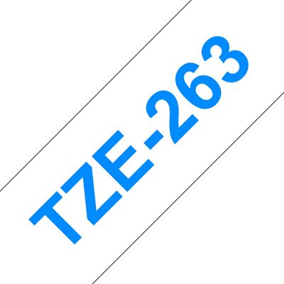 BROTHER TZE263 36 BLUE ON WHITE BROTHER TZE263 36 BLUE ON WHITE