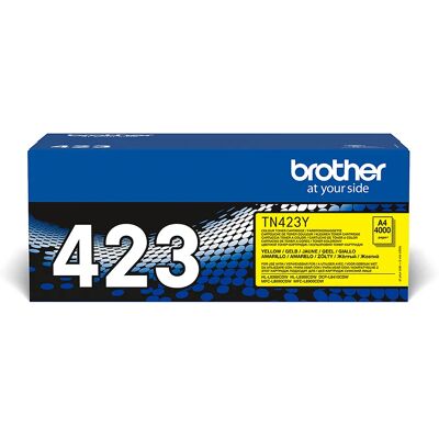 Brother TN-423Y High Yield -laservärikasetti, keltainen Brother TN-423Y High Yield -laservärikasetti, keltainen