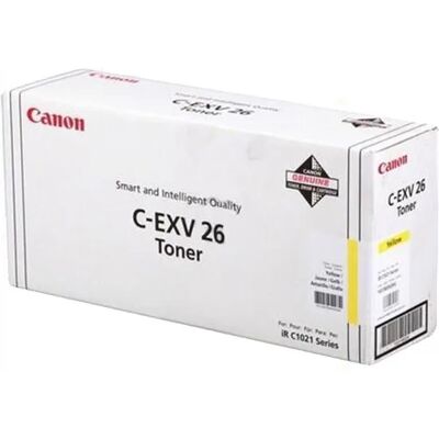 Canon C-EXV 26 -laservärikasetti, keltainen Canon C-EXV 26 -laservärikasetti, keltainen