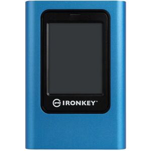 Kingston IronKey Vault Privacy 80 1,92 Tt USB 3.2 Gen 1 (USB-C) -ulkoinen SSD, laitteistosalaus, salasanasuojaus, kosketusnäyttö, sininen Kingston IronKey Vault Privacy 80 1,92 Tt USB 3.2 Gen 1 (USB-C) -ulkoinen SSD, laitteistosalaus, salasanasuojaus, kosketusnäyttö, sininen