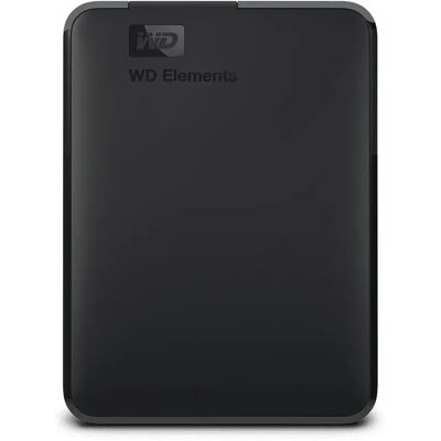 WESTERN DIGITAL WD Elements Portable 5 Tt 2.5" -ulkoinen HDD, musta WESTERN DIGITAL WD Elements Portable 5 Tt 2.5" -ulkoinen HDD, musta