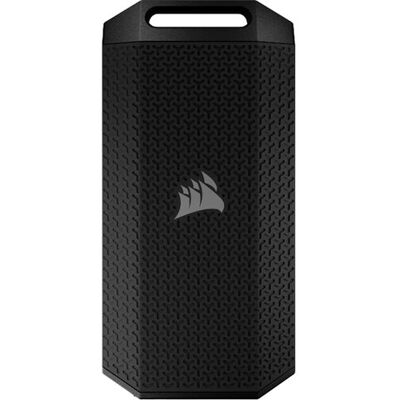 Corsair EX400U SURVIVOR 2 Tt USB4 (USB-C) -ulkoinen SSD, iskunkestävä, kannettava, Black/Grey Corsair EX400U SURVIVOR 2 Tt USB4 (USB-C) -ulkoinen SSD, iskunkestävä, kannettava, Black/Grey