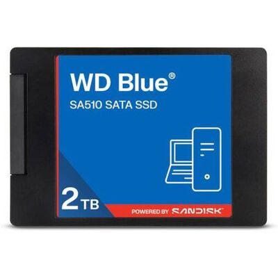 SanDisk WD Blue SA510 2 TB 2,5 tuuman SATA SSD SanDisk WD Blue SA510 2 TB 2,5 tuuman SATA SSD