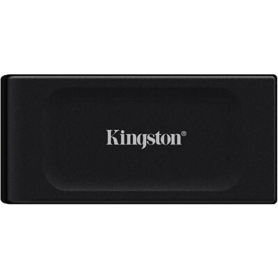 Kingston XS1000 2 Tt USB 3.2 Gen 2 (USB-C) -ulkoinen SSD, kannettava, pelikäyttöön, musta Kingston XS1000 2 Tt USB 3.2 Gen 2 (USB-C) -ulkoinen SSD, kannettava, pelikäyttöön, musta