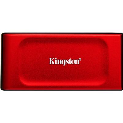 Kingston XS1000 2 Tt USB 3.2 Gen 2 (USB-C) -ulkoinen SSD, kannettava, punainen Kingston XS1000 2 Tt USB 3.2 Gen 2 (USB-C) -ulkoinen SSD, kannettava, punainen