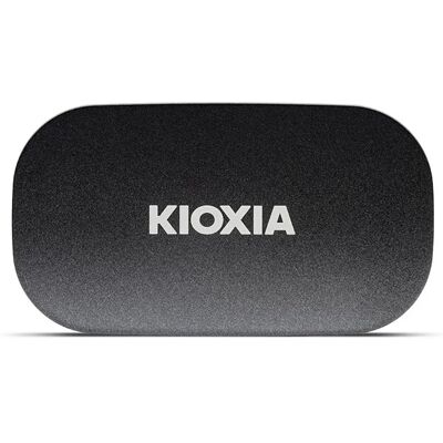 Kioxia EXCERIA PLUS G2 500 Gt USB 3.2 Gen 2 (USB-C) -ulkoinen SSD, kannettava, laitteistosalaus, salasanasuojaus, musta Kioxia EXCERIA PLUS G2 500 Gt USB 3.2 Gen 2 (USB-C) -ulkoinen SSD, kannettava, laitteistosalaus, salasanasuojaus, musta