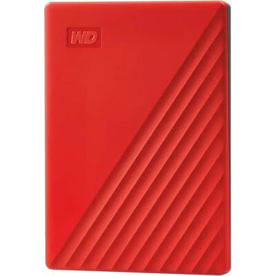 Western Digital My Passport 2 Tt 2.5" -ulkoinen HDD, punainen Western Digital My Passport 2 Tt 2.5" -ulkoinen HDD, punainen