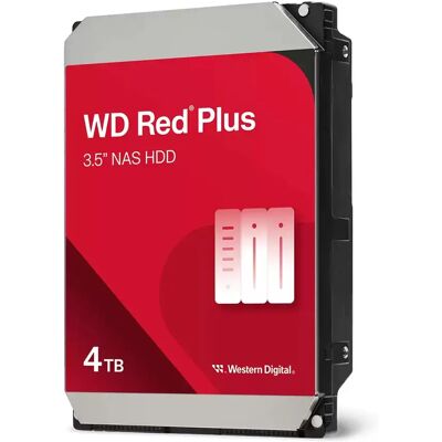 WESTERN DIGITAL WD Red Plus 3.5" 4 Tt, 5400 RPM, 128 MB, SATA III -kovalevy (NAS) WESTERN DIGITAL WD Red Plus 3.5" 4 Tt, 5400 RPM, 128 MB, SATA III -kovalevy (NAS)