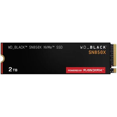 WESTERN DIGITAL WD Black SN850X 2 Tt M.2 NVMe -SSD-levy WESTERN DIGITAL WD Black SN850X 2 Tt M.2 NVMe -SSD-levy