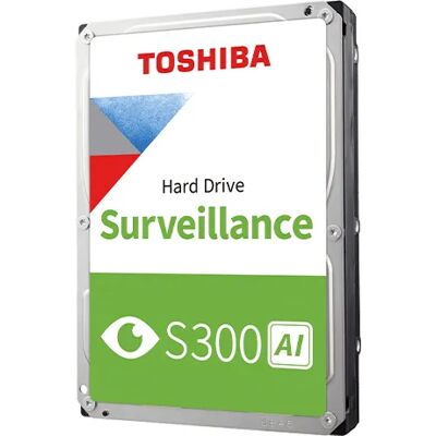 Toshiba S300 AI Surveillance 3.5" 24 Tt, 7200 RPM, 1024 MB, 550 WRL, SATA III -kovalevy (valvontakäyttöön) Toshiba S300 AI Surveillance 3.5" 24 Tt, 7200 RPM, 1024 MB, 550 WRL, SATA III -kovalevy (valvontakäyttöön)