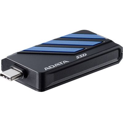 ADATA A-DATA SC735 1 Tt USB 3.2 Gen 2 (USB-C) -ulkoinen SSD, iskunkestävä, kannettava, pelikäyttöön, musta/harmaa ADATA A-DATA SC735 1 Tt USB 3.2 Gen 2 (USB-C) -ulkoinen SSD, iskunkestävä, kannettava, pelikäyttöön, musta/harmaa
