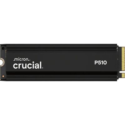 Crucial P510 Heatsink 1 Tt M.2 PCIe Gen5 NVMe -SSD-levy Crucial P510 Heatsink 1 Tt M.2 PCIe Gen5 NVMe -SSD-levy