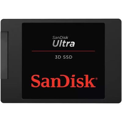 SanDisk Ultra 3D 500 Gt 2,5" SATA -SSD-levy SanDisk Ultra 3D 500 Gt 2,5" SATA -SSD-levy