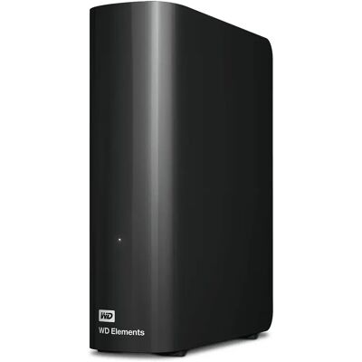WESTERN DIGITAL WD Elements Desktop 18 Tt 3.5" -pöytämallinen ulkoinen HDD, musta WESTERN DIGITAL WD Elements Desktop 18 Tt 3.5" -pöytämallinen ulkoinen HDD, musta
