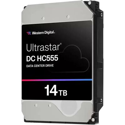 WESTERN DIGITAL WD Ultrastar HC555 3.5" 14 Tt, 7200 RPM, 512 MB, 550 WRL, SATA III -kovalevy (yrityskäyttöön) WESTERN DIGITAL WD Ultrastar HC555 3.5" 14 Tt, 7200 RPM, 512 MB, 550 WRL, SATA III -kovalevy (yrityskäyttöön)