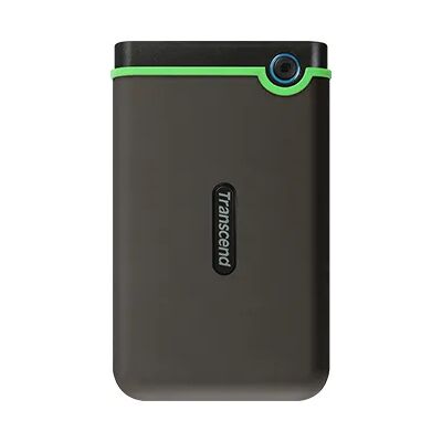 Transcend StoreJet 25M3S 2 Tt 2.5" -kestävä ulkoinen HDD, harmaa Transcend StoreJet 25M3S 2 Tt 2.5" -kestävä ulkoinen HDD, harmaa
