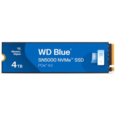WESTERN DIGITAL WD Blue SN5000 4 Tt M.2 PCIe 4.0 NVMe -SSD-levy WESTERN DIGITAL WD Blue SN5000 4 Tt M.2 PCIe 4.0 NVMe -SSD-levy