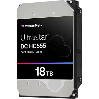 WESTERN DIGITAL WD Ultrastar DC HC555 3.5" 18 Tt, 7200 RPM, 512 MB, 550 WRL, SATA III -kovalevy (yrityskäyttöön) WESTERN DIGITAL WD Ultrastar DC HC555 3.5" 18 Tt, 7200 RPM, 512 MB, 550 WRL, SATA III -kovalevy (yrityskäyttöön)