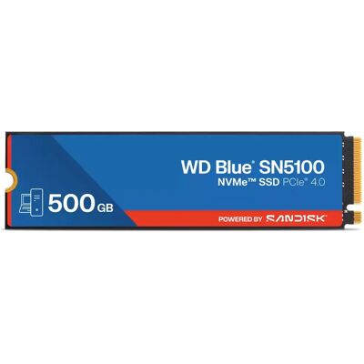 WESTERN DIGITAL WD Blue SN5100 500 Gt M.2 PCIe 4.0 -SSD-levy WESTERN DIGITAL WD Blue SN5100 500 Gt M.2 PCIe 4.0 -SSD-levy