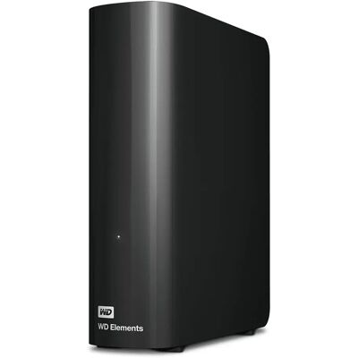 Western Digital Elements Desktop 12 Tt 3.5" -pöytämallinen ulkoinen HDD, musta Western Digital Elements Desktop 12 Tt 3.5" -pöytämallinen ulkoinen HDD, musta