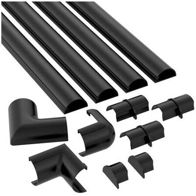 D-LINE Trunking Kit 30x15 3x 1.0m Black D-LINE Trunking Kit 30x15 3x 1.0m Black