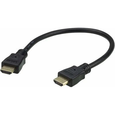 ATEN HDMI 2.0 -kaapeli jossa Ethernet, 0,3 m, musta/kulta ATEN HDMI 2.0 -kaapeli jossa Ethernet, 0,3 m, musta/kulta