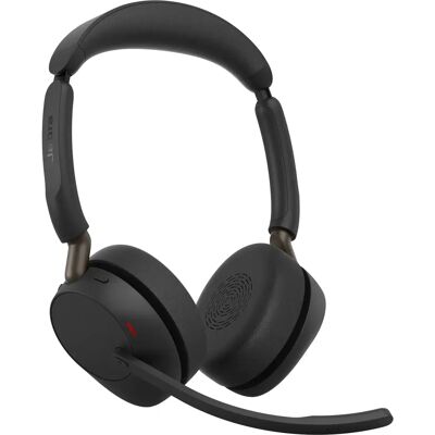 Jabra Evolve3 65 UC ANC -langaton stereokuulokemikrofoni + USB-A-sovitin, musta Jabra Evolve3 65 UC ANC -langaton stereokuulokemikrofoni + USB-A-sovitin, musta