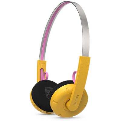 Philips Ringo Duo -langattomat kuulokkeet + vaihdettavat korvatyynyt, keltainen Philips Ringo Duo -langattomat kuulokkeet + vaihdettavat korvatyynyt, keltainen