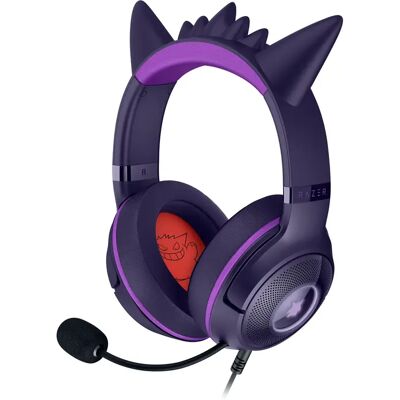 Razer Kraken Kitty V2 – Pokémon Gengar Edition -pelikuulokemikrofoni, violetti Razer Kraken Kitty V2 – Pokémon Gengar Edition -pelikuulokemikrofoni, violetti