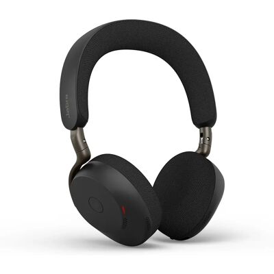 Jabra Evolve3 75 MS -langaton stereokuulokemikrofoni + USB-A-sovitin, musta Jabra Evolve3 75 MS -langaton stereokuulokemikrofoni + USB-A-sovitin, musta