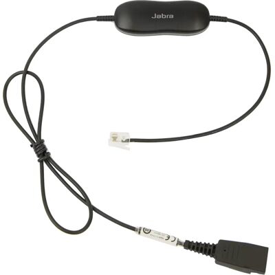 Jabra GN1216 - Kuulokkeiden kaapeli - RJ-9 (uros) to Pikairrotus (uros) malleihin Avaya one-X Deskphone Edition 96XX, Jabra GN 2000, GN2000, BIZ 2400, Jabra GN1216 - Kuulokkeiden kaapeli - RJ-9 (uros) to Pikairrotus (uros) malleihin Avaya one-X Deskphone Edition 96XX, Jabra GN 2000, GN2000, BIZ 2400,